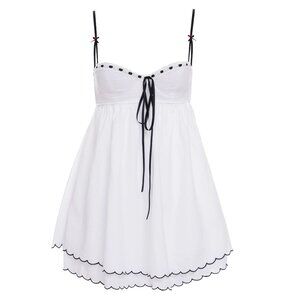 Kitteny Linae Dress in White